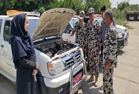  بازدید ماهانه ناوگان خودرویی یگان حفاظت اراضی کشاورزی شرق استان گلستان در مدیریت جهاد کشاورزی شهرستان گنبدکاووس 