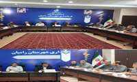 جلسه کارگروه آرد و‌ نان شهرستان  رامیان