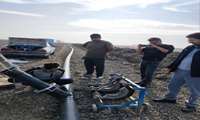 بازدید از پروژه خط انتقال آب در روستای محمدایمر گنبدکاووس