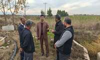 بازدید از طرح انتقال آب با لوله سرحدی و شرکاء در شهرستان آق قلا