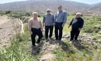 بازدید کارشناس آب و خاک سازمان از پروژه‌های آب‌رسانی در بخش چشمه‌ساران شهرستان آزادشهر