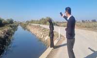 بازدید از کانال‌های عبور فاضلاب و اراضی کشاورزی در شهرستان ترکمن