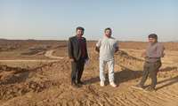 بازدید از پروژه مرمت و بهسازی آب‌بندان روستای نامن شهرستان کردکوی