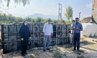 اجرای طرح آبیاری تحت فشار در اراضی ۱۲ هکتاری روستای قره‌قاچ رامیان