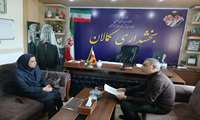 دیدار رئیس مرکز کمالان با بخشدار کمالان درباره مدیریت بیماری زنگ زرد گندم