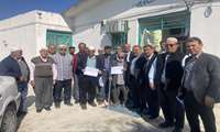 برگزاری کاروان ترویجی بیماری زنگ زرد گندم در شهرستان آق قلا