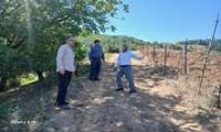 بررسی وضعیت جاده بین‌مزارع روستای «ریگ‌چشمه» با هدف رفع موانع کشاورزان