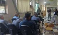 برگزاری کارگاه آموزشی شناسایی و کنترل برگخوار  پاییزه در زراعت ذرت در مرکز جهاد کشاورزی انجیراب شهرستان گرگان