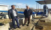 بازدید از پروژه سامانه های نوین آبیاری وحدت رسالت در شهرستان آق قلا