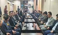 حضور مدیر جهاد کشاورزی آزادشهر در دیدار با امام جمعه شهرستان