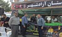 مشارکت جهاد کشاورزی آزادشهر در موکب پذیرایی از عاشقان آقای شهید ایران