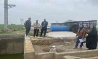 اجرای پروژه سیستم آبیاری تحت فشار در روستای ممی‌آقچلی شهرستان آزادشهر