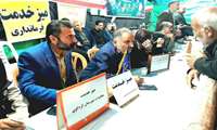 برگزاری میز خدمت مدیریت جهاد کشاورزی کردکوی در اجتماعات شبانه مردم در شهرستان کردکوی