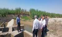 بررسی میدانی خسارات سیل به زیرساخت‌های آبی؛ دستور پیگیری فوری بازسازی کانال تأمین آب «آببندان شرکت صحرا» در مینودشت