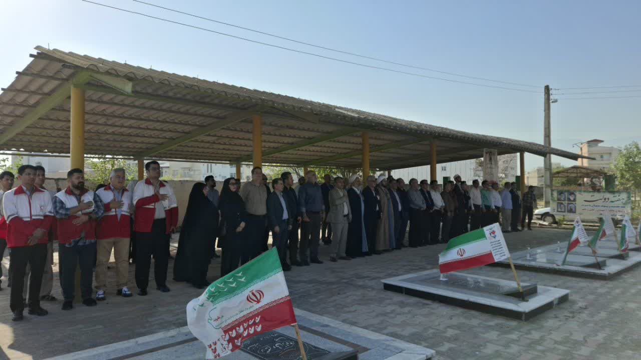 تجدید میثاق مسئولان شهرستان ترکمن با آرمان‌های شهدا