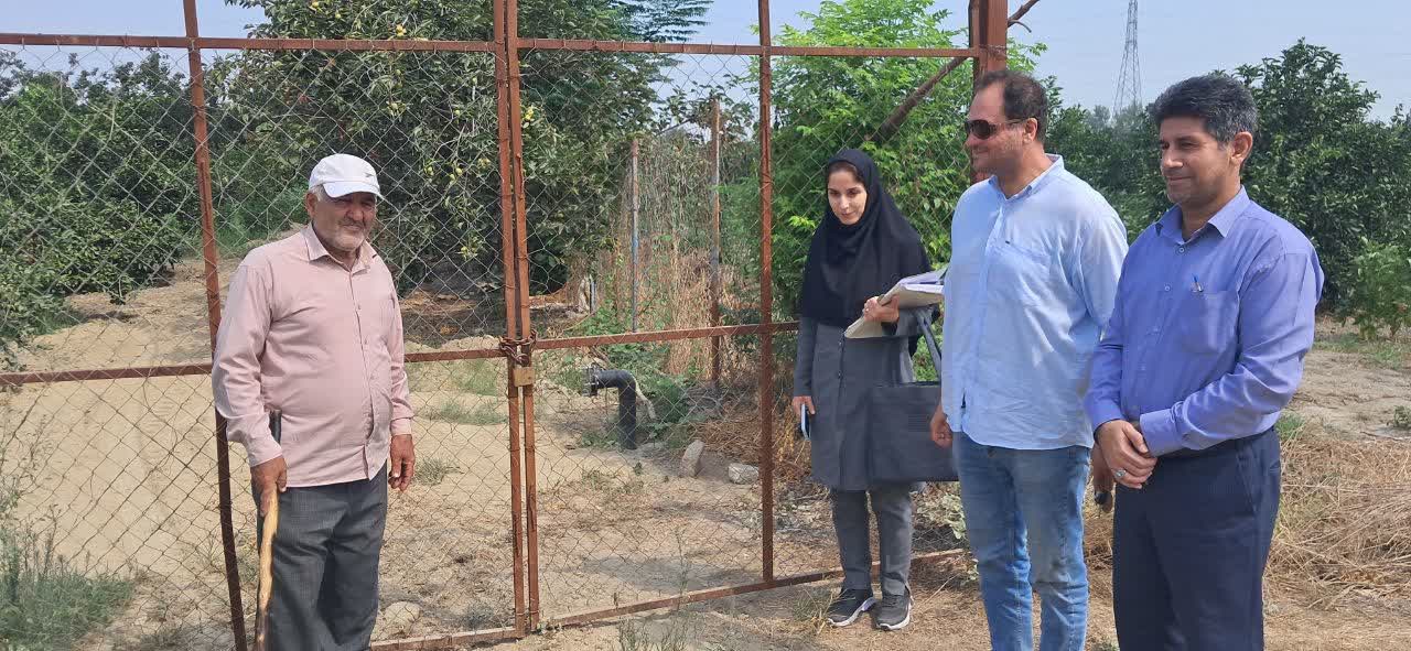 تحویل موقت پروژه خط انتقال آب با لوله اراضی روستای لیوانشرقی شهرستان بندرگز