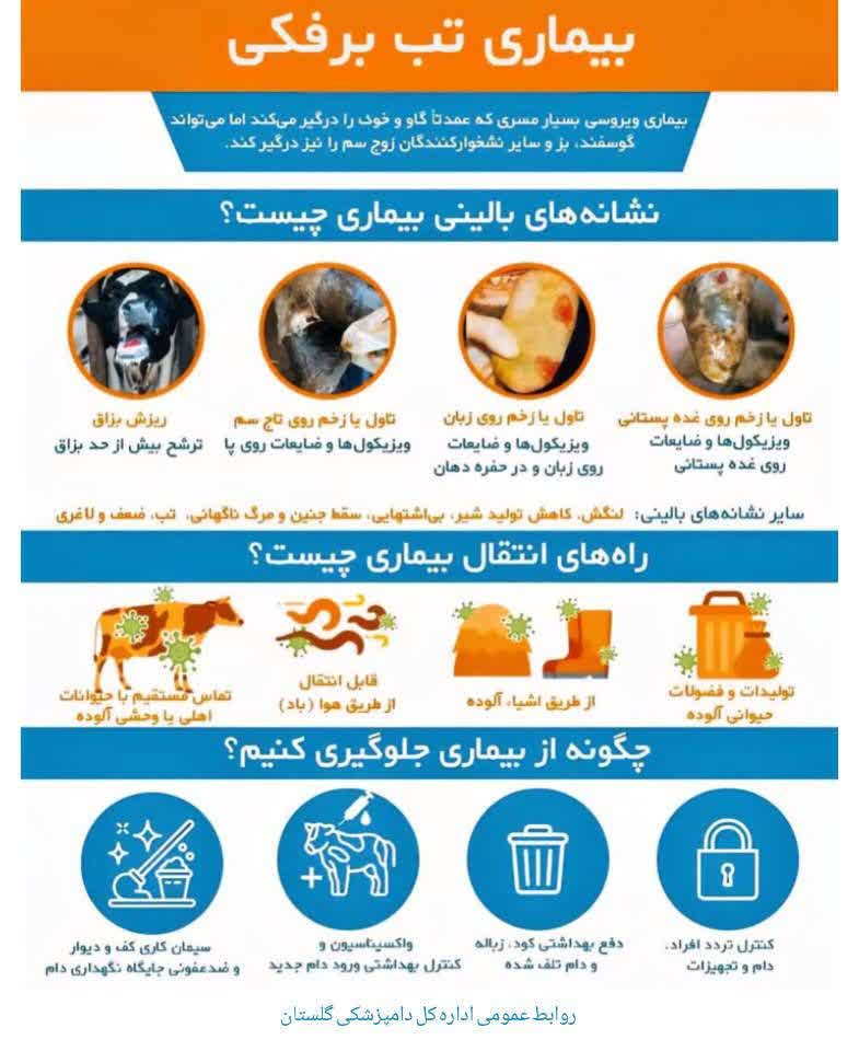 آشنایی با بیماری تب برفکی
